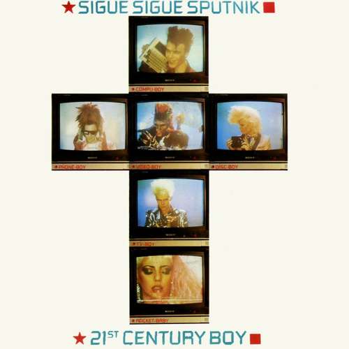 Cover Sigue Sigue Sputnik - 21st Century Boy (7, Single) Schallplatten Ankauf
