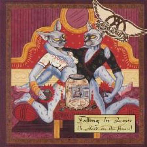 Cover Aerosmith - Falling In Love (Is Hard On The Knees) (CD, Single, Promo, Car) Schallplatten Ankauf