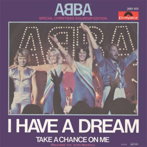 Cover ABBA - I Have A Dream (7, Single, Pap) Schallplatten Ankauf