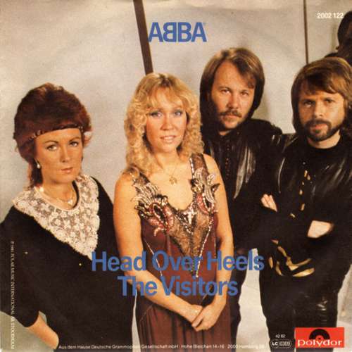 Cover ABBA - Head Over Heels / The Visitors (7, Single, RE) Schallplatten Ankauf