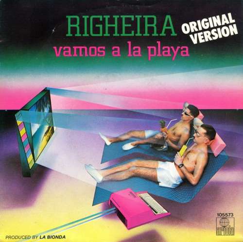 Cover Righeira - Vamos A La Playa (7, Single) Schallplatten Ankauf