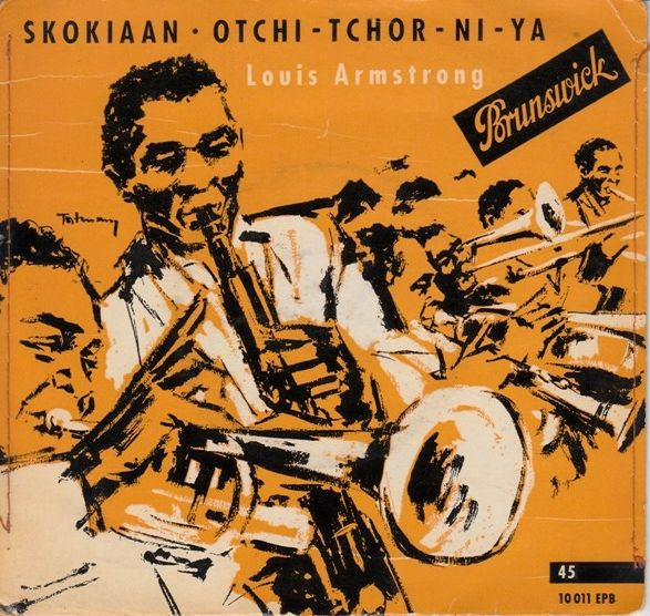 Cover Louis Armstrong - Skokiaan / Otchi-Tchor-Ni-Ya (7, EP) Schallplatten Ankauf