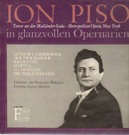 Cover Ion Piso - Ion Piso In Glanzvollen Opernarien (LP, Album) Schallplatten Ankauf