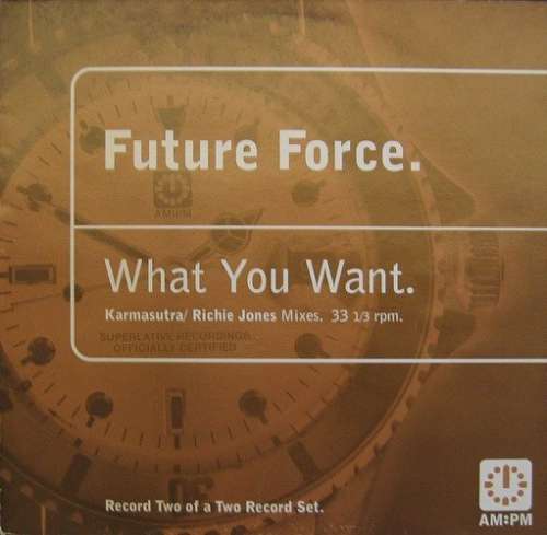 Cover Future Force - What You Want (Karmasutra / Richie Jones Mixes) (12, Two) Schallplatten Ankauf