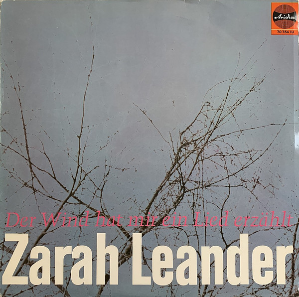 Cover zu Zarah Leander - Der Wind Hat Mir Ein Lied Erzählt (LP, Comp) Schallplatten Ankauf