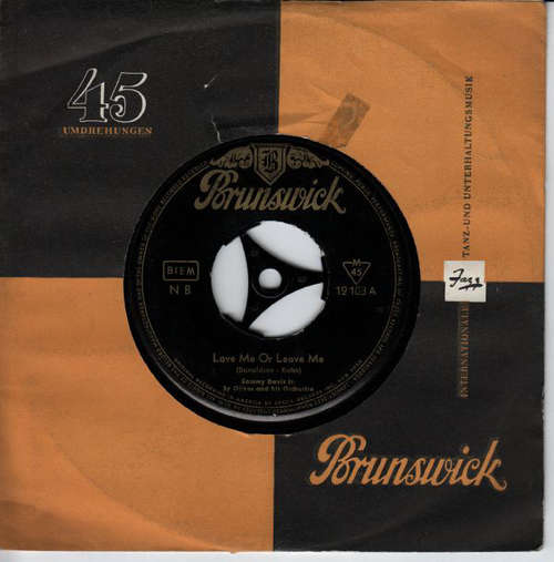 Cover Sammy Davis Jr. - Love Me Or Leave Me / That Old Black Magic (7) Schallplatten Ankauf