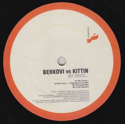 Cover Berkovi* Vs. Kittin* - My Voice... (12) Schallplatten Ankauf