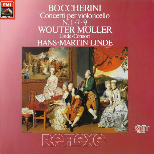 Cover Boccherini*, Wouter Möller, Linde-Consort, Hans-Martin Linde - Concerti Per Violoncello N. 1•7•9 (LP) Schallplatten Ankauf