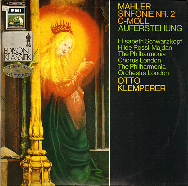 Cover Mahler*, Otto Klemperer, Philharmonia Orchestra And Chorus* - Sinfonie Nr. 2 C-Moll Auferstehung (2xLP, Album) Schallplatten Ankauf