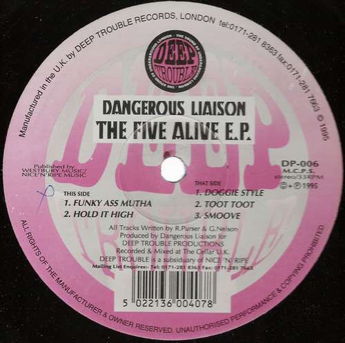 Cover Dangerous Liaison - The Five Alive E.P. (12, EP) Schallplatten Ankauf