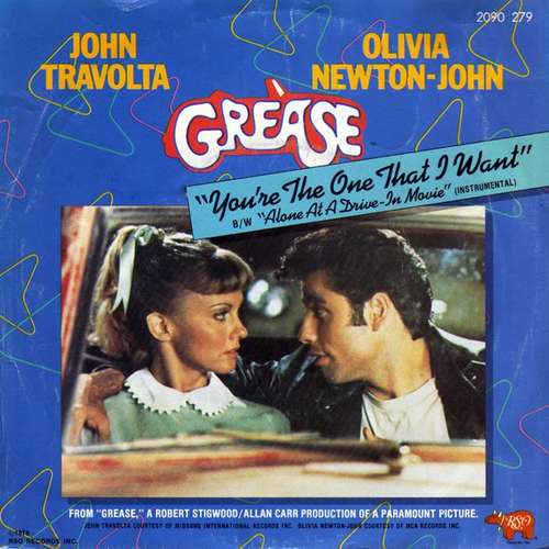 Cover John Travolta & Olivia Newton-John - You're The One That I Want (7, Single) Schallplatten Ankauf