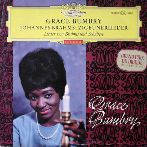 Cover Grace Bumbry / Johannes Brahms - Zigeunerlieder - Lieder Von Brahms Und Schubert (LP) Schallplatten Ankauf
