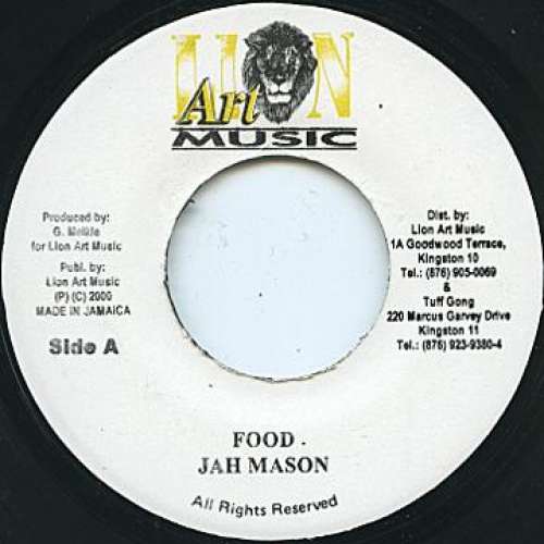 Cover Jah Mason - Food (7) Schallplatten Ankauf