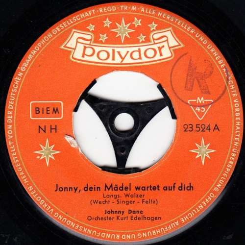 Bild Johnny Dane - Jonny, Dein Mädel Wartet Auf Dich (7, Single, Mono) Schallplatten Ankauf