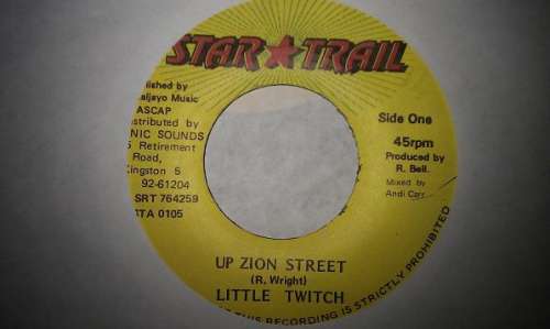 Cover Little Twitch - Up Zion Street (7) Schallplatten Ankauf