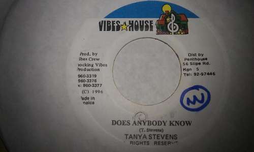 Cover Tanya Stevens* - Does Anybody Know (7) Schallplatten Ankauf