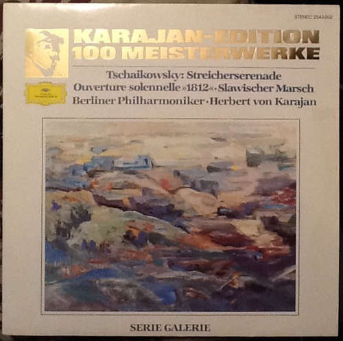 Cover Berliner Philharmoniker, Herbert von Karajan - Tschaikowsky: Streicherserenade C-dur Op. 48 - Ouverture Solennelle 1812 - Slawischer Marsch (LP, Comp) Schallplatten Ankauf