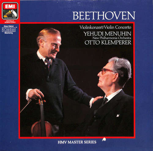Bild Beethoven* - Yehudi Menuhin, Otto Klemperer, New Philharmonia Orchestra - Violin Concerto In D (Op. 61) (LP, RE, RM, DMM) Schallplatten Ankauf