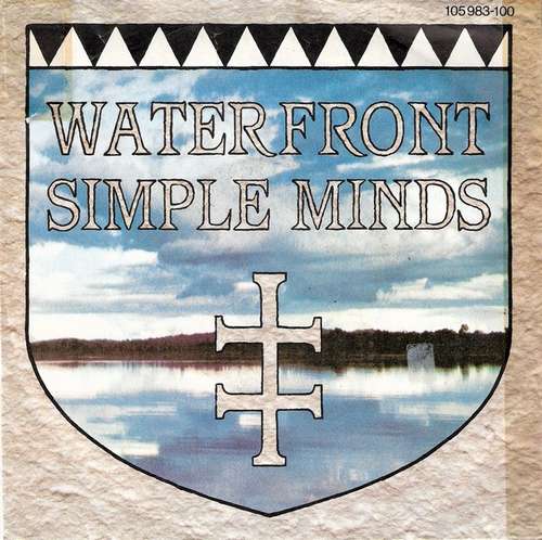 Cover Simple Minds - Waterfront (7, Single) Schallplatten Ankauf