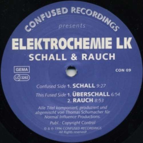 Cover Elektrochemie LK - Schall & Rauch (12) Schallplatten Ankauf