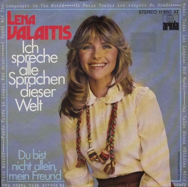 Cover Lena Valaitis - Ich Spreche Alle Sprachen Dieser Welt (7, Single) Schallplatten Ankauf