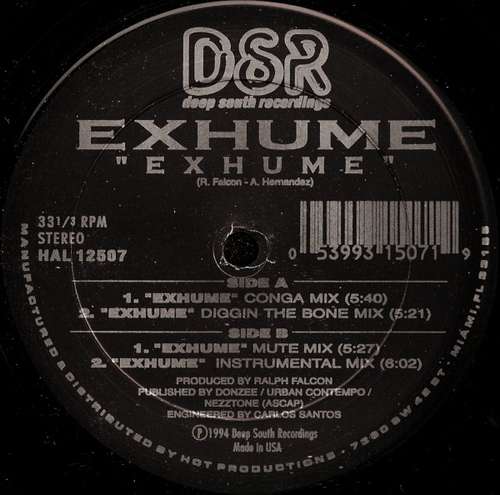 Cover Exhume Schallplatten Ankauf