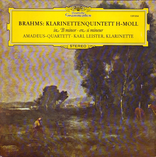 Cover Brahms* - Amadeus-Quartett • Karl Leister - Klarinettenquintett H-Moll (LP) Schallplatten Ankauf