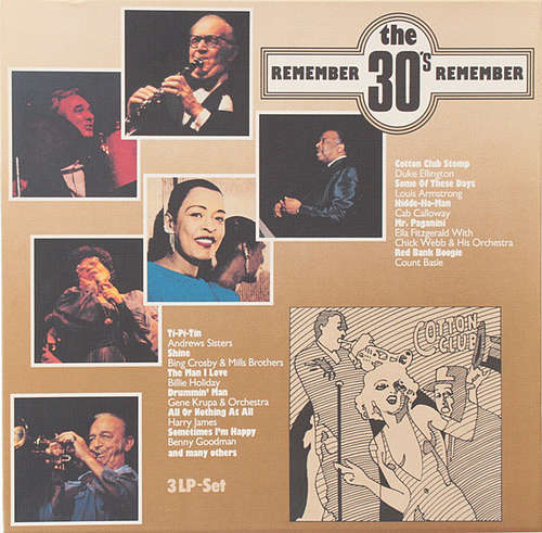 Cover Various - Remember The 30's (Box, Comp + 3xLP) Schallplatten Ankauf