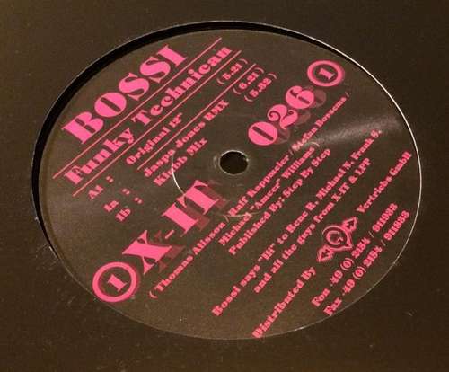Cover Bossi - Funky Technican (12) Schallplatten Ankauf