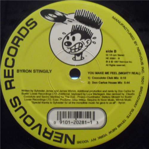 Cover Byron Stingily - You Make Me Feel (Mighty Real) (12) Schallplatten Ankauf