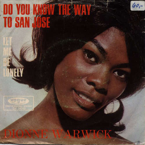 Cover Dionne Warwick - Do You Know The Way To San Jose (7) Schallplatten Ankauf