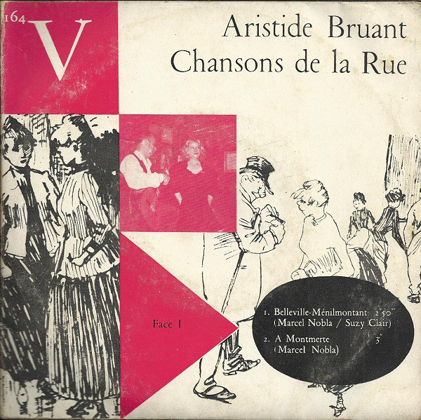 Cover Aristide Bruant - Chansons De La Rue (2x7, EP) Schallplatten Ankauf
