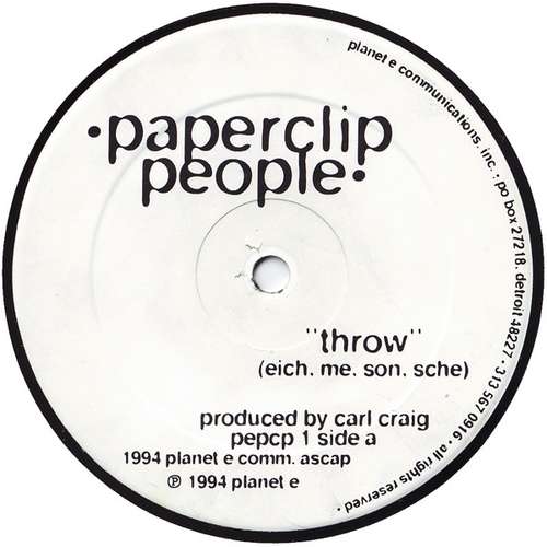 Cover Paperclip People - Throw / Remake (Basic Reshape) (12) Schallplatten Ankauf
