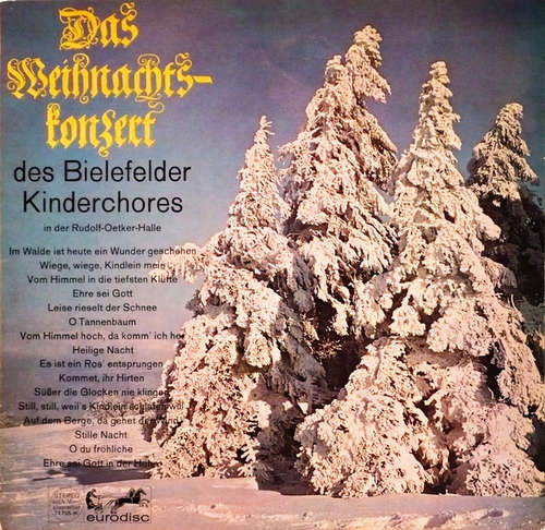 Cover Der Bielefelder Kinderchor - Das Weihnachtskonzert Des Bielefelder Kinderchores (LP, Album, Gat) Schallplatten Ankauf