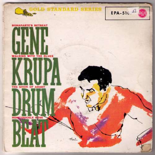 Cover Gene Krupa - Drum Beat (7, EP) Schallplatten Ankauf