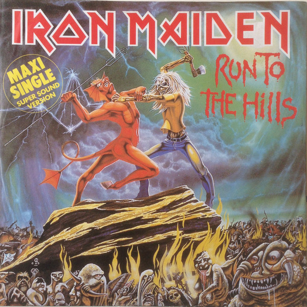 Cover Iron Maiden - Run To The Hills (12, Maxi) Schallplatten Ankauf
