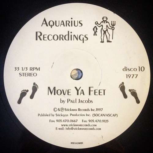 Cover Paul Jacobs - Move Ya Feet (12) Schallplatten Ankauf