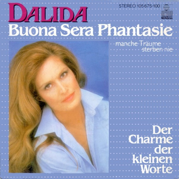 Cover Dalida - Buona Sera Phantasie / Der Charme Der Kleinen Worte (7, Single) Schallplatten Ankauf