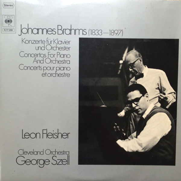 Cover Johannes Brahms, Leon Fleisher, Cleveland Orchestra*, George Szell - Konzerte Für Klavier Und Orchester (2xLP, Comp) Schallplatten Ankauf