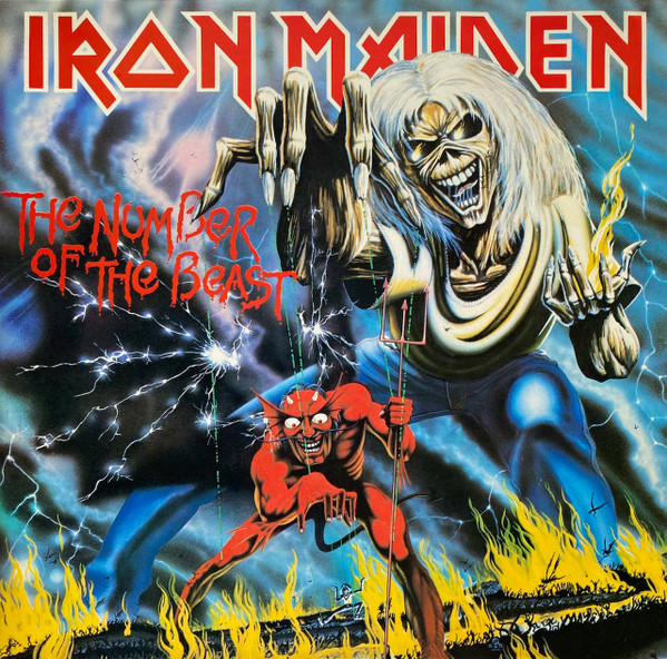 Cover Iron Maiden - The Number Of The Beast (LP, Album, RE) Schallplatten Ankauf