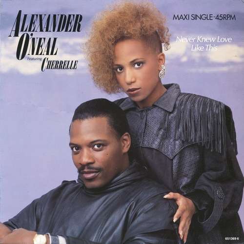 Cover Alexander O'Neal Featuring Cherrelle - Never Knew Love Like This (12, Maxi) Schallplatten Ankauf