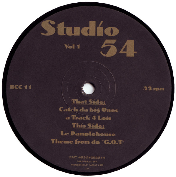 Cover Studio 54 - Vol 1 (12) Schallplatten Ankauf