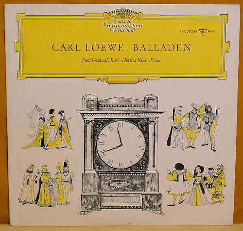 Cover Loewe*, Josef Greindl, Hertha Klust - Loewe Balladen (LP, Mono) Schallplatten Ankauf