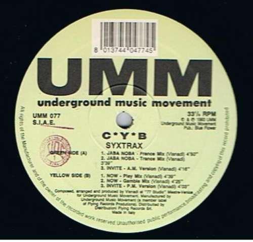 Cover C*Y*B - Syxtrax (12, Gen) Schallplatten Ankauf