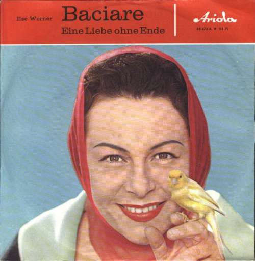 Cover Ilse Werner - Baciare (7, Single, Mono) Schallplatten Ankauf