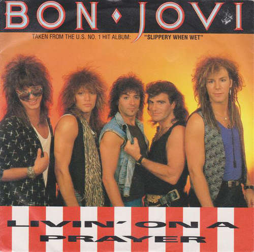 Cover Bon Jovi - Livin' On A Prayer (7, Single) Schallplatten Ankauf