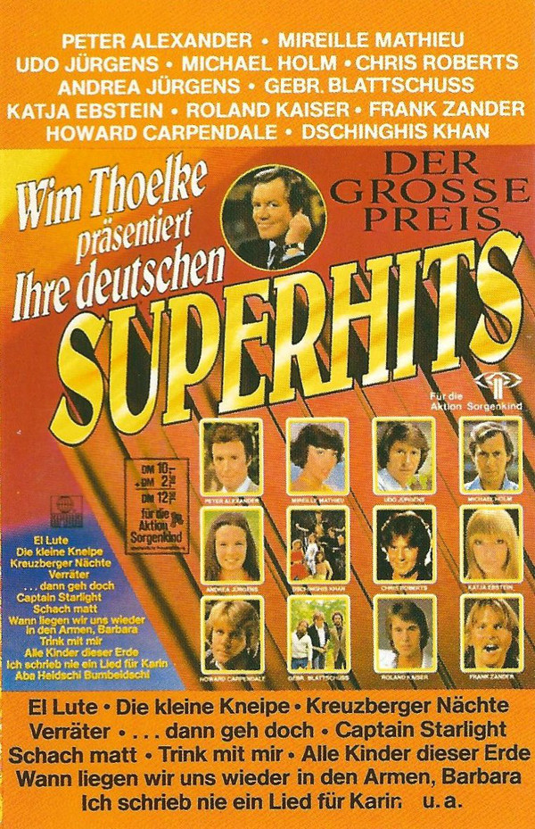 Cover Various - Der Grosse Preis - Wim Thoelke Präsentiert: Ihre Deutschen Superhits (Cass, Comp) Schallplatten Ankauf