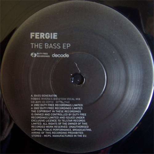 Cover Fergie - The Bass EP (12, EP) Schallplatten Ankauf