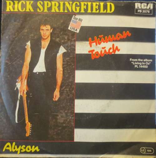 Cover Rick Springfield - Human Touch (7, Single) Schallplatten Ankauf