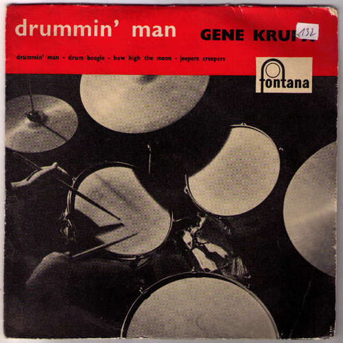 Cover Gene Krupa And His Orchestra - Drummin' Man (7) Schallplatten Ankauf
